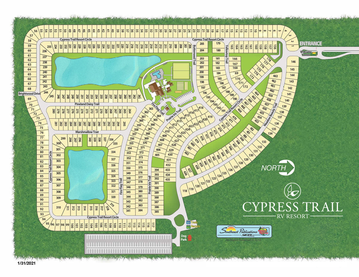 CypressTrails SiteMap